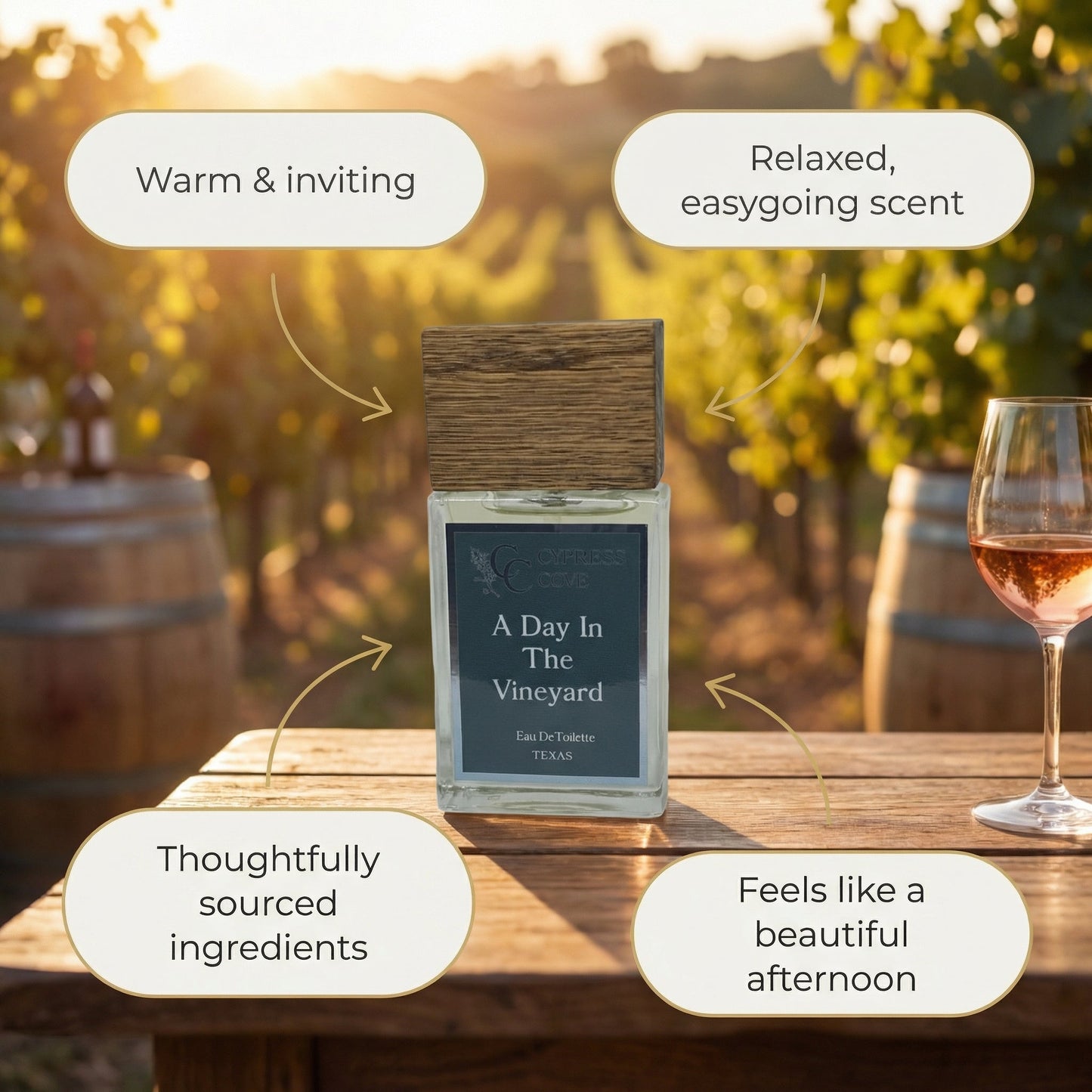 A Day in The Vineyard Eau De Toilette/Perfume 30 mL