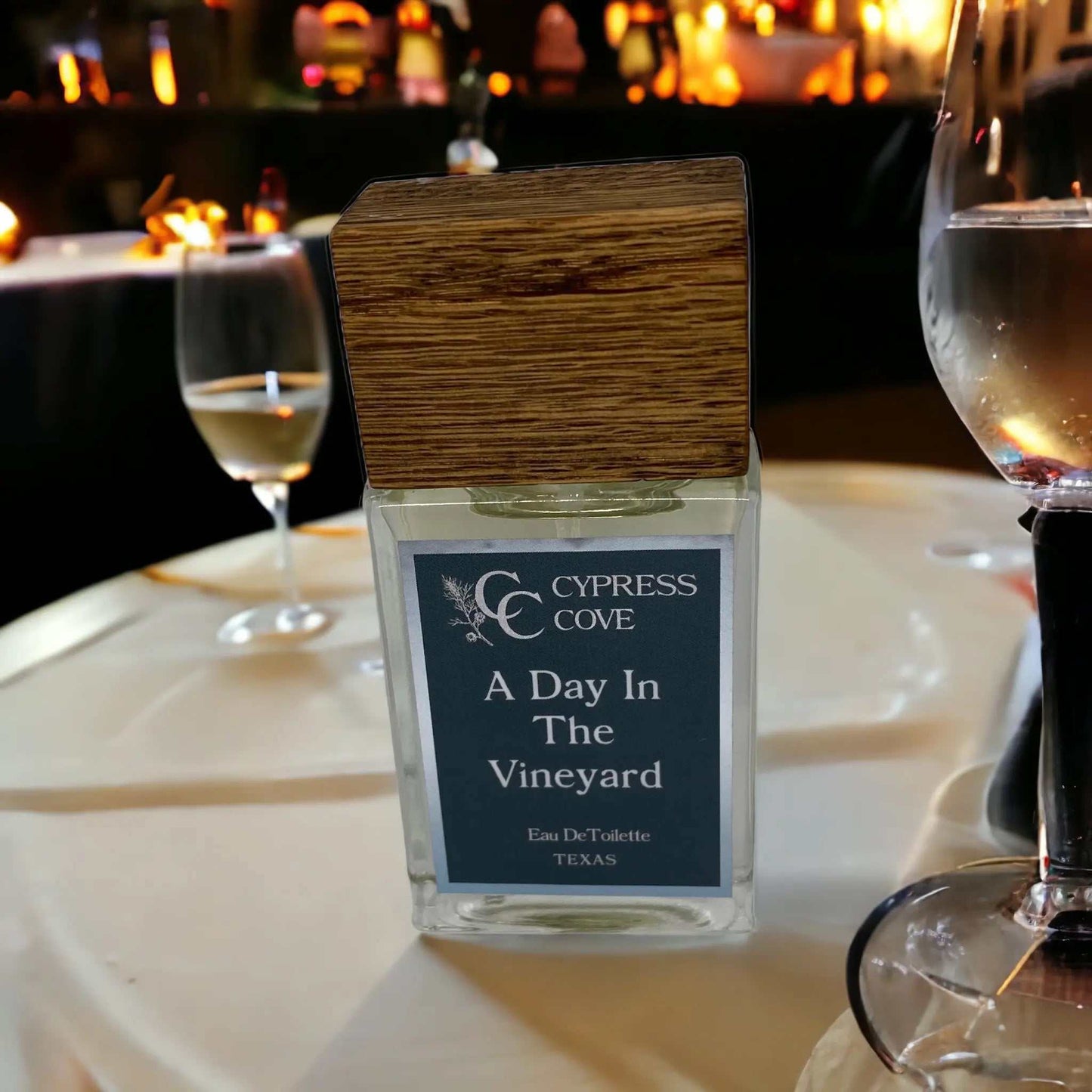Artisan fragrance inspired by wine country with herbal, berry, and wood tones.A Day in The Vineyard EDT 30 ml Cypress Cove