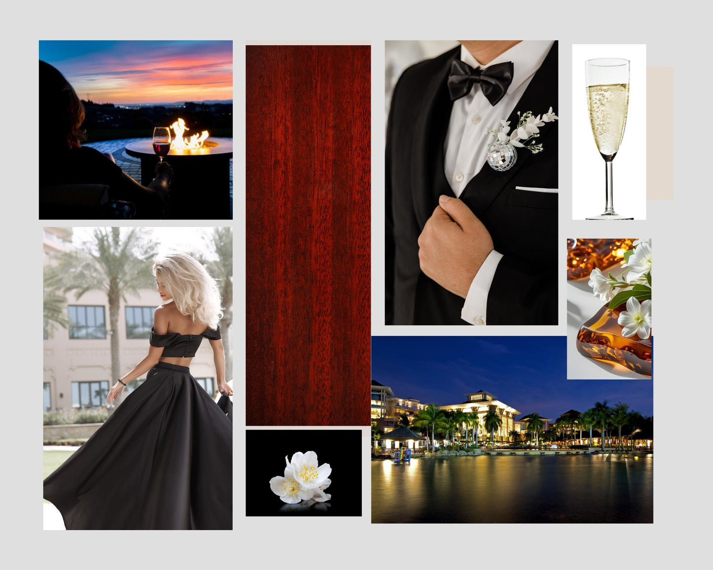 components of a night gala