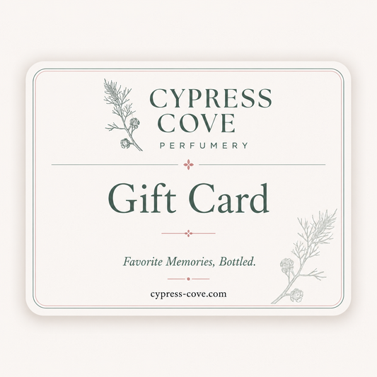 Cypress Cove Perfumery Gift Cards