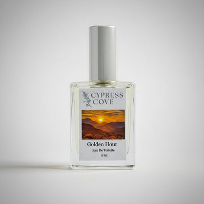 Perfume bottle 'Cypress Cove Golden Hour' 