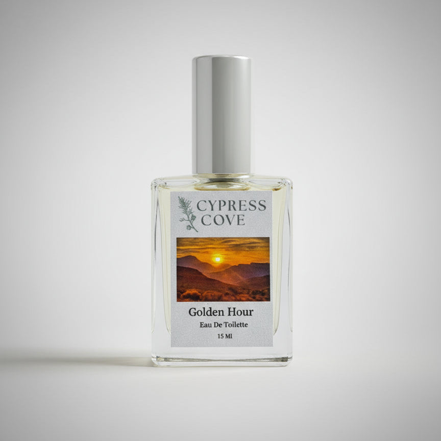 Perfume bottle 'Cypress Cove Golden Hour' 